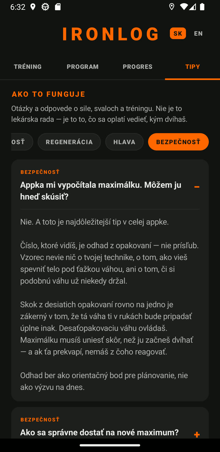 Rozkliknutá odpoveď, prečo vypočítanú maximálku netreba hneď skúšať